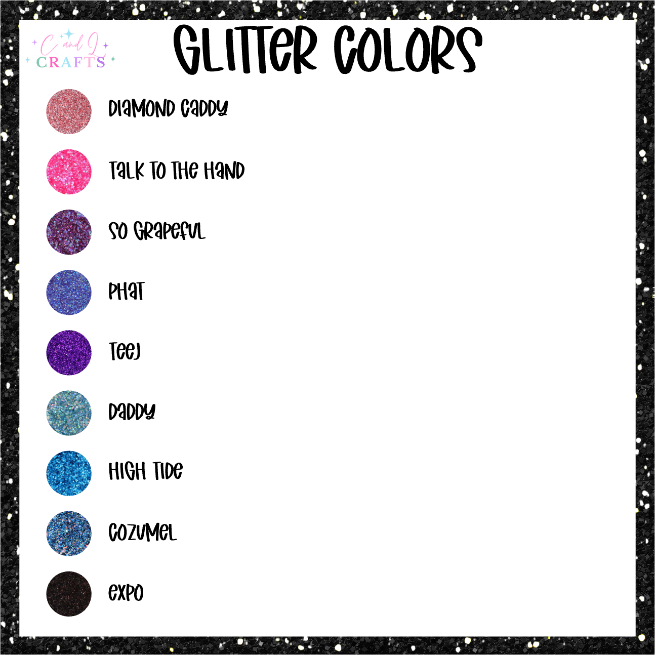 INK JOY Custom Name - All Glitter Pen Drop