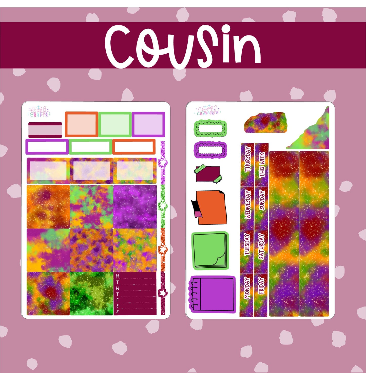Halloween Galaxy Hobonichi Cousin