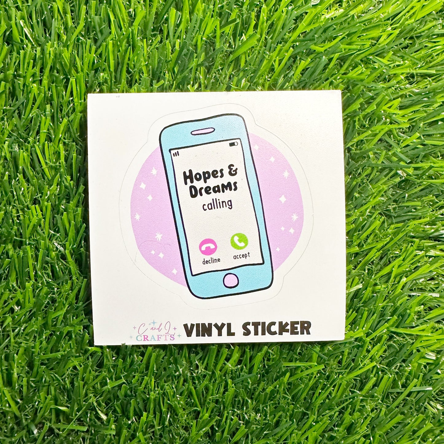 Hopes and Dreams Calling Vinyl Sticker