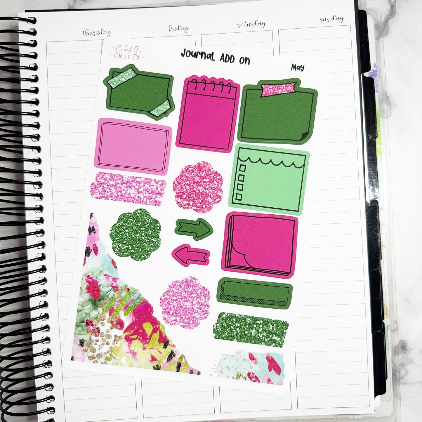 May // Journal Add on