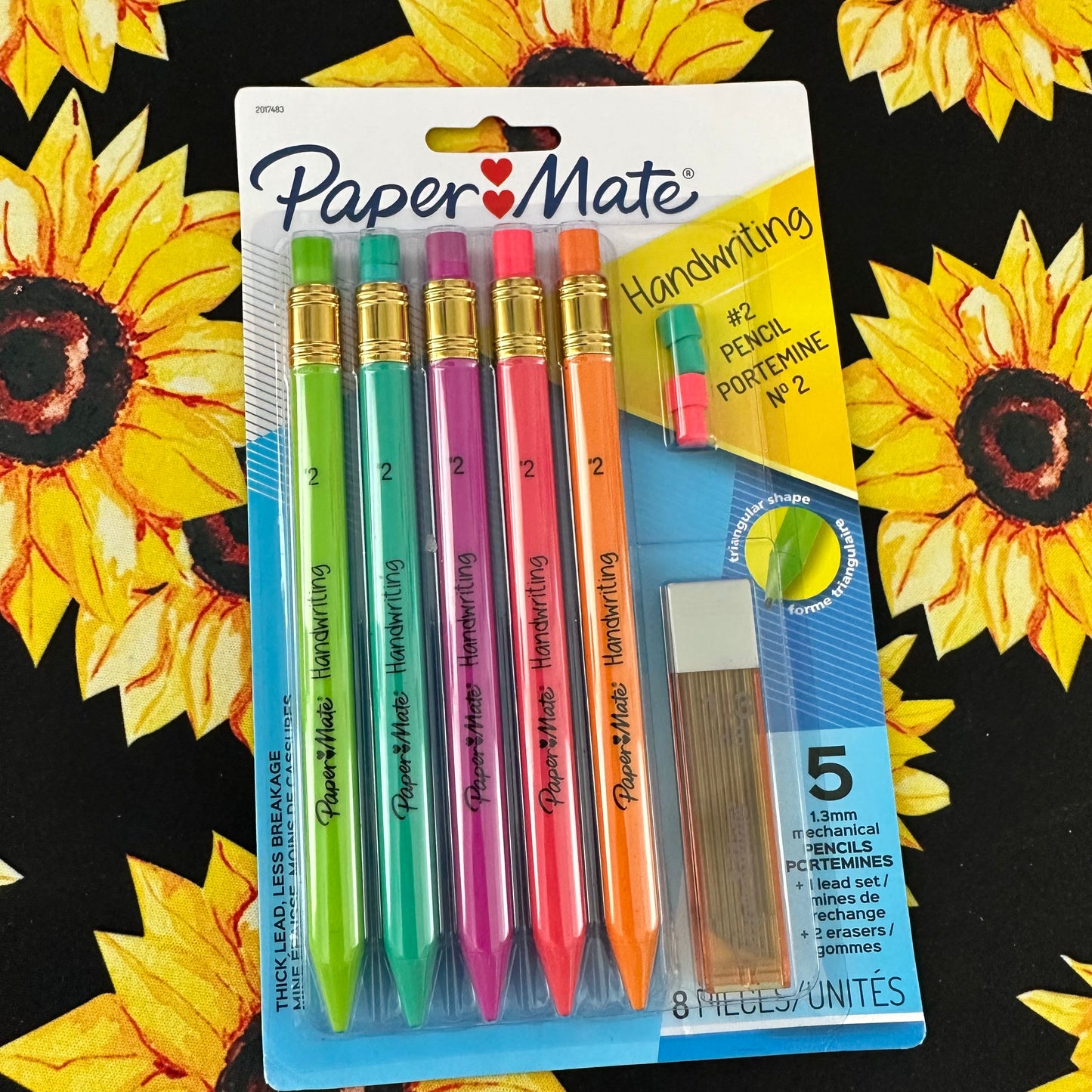 Retro Vibes * Glittered #2 Pencils RTS