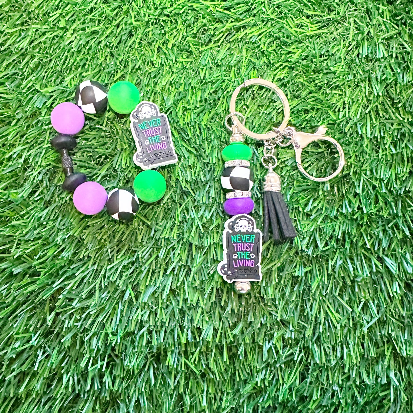 Never Trust the Living Cup Charm OR Key Chain