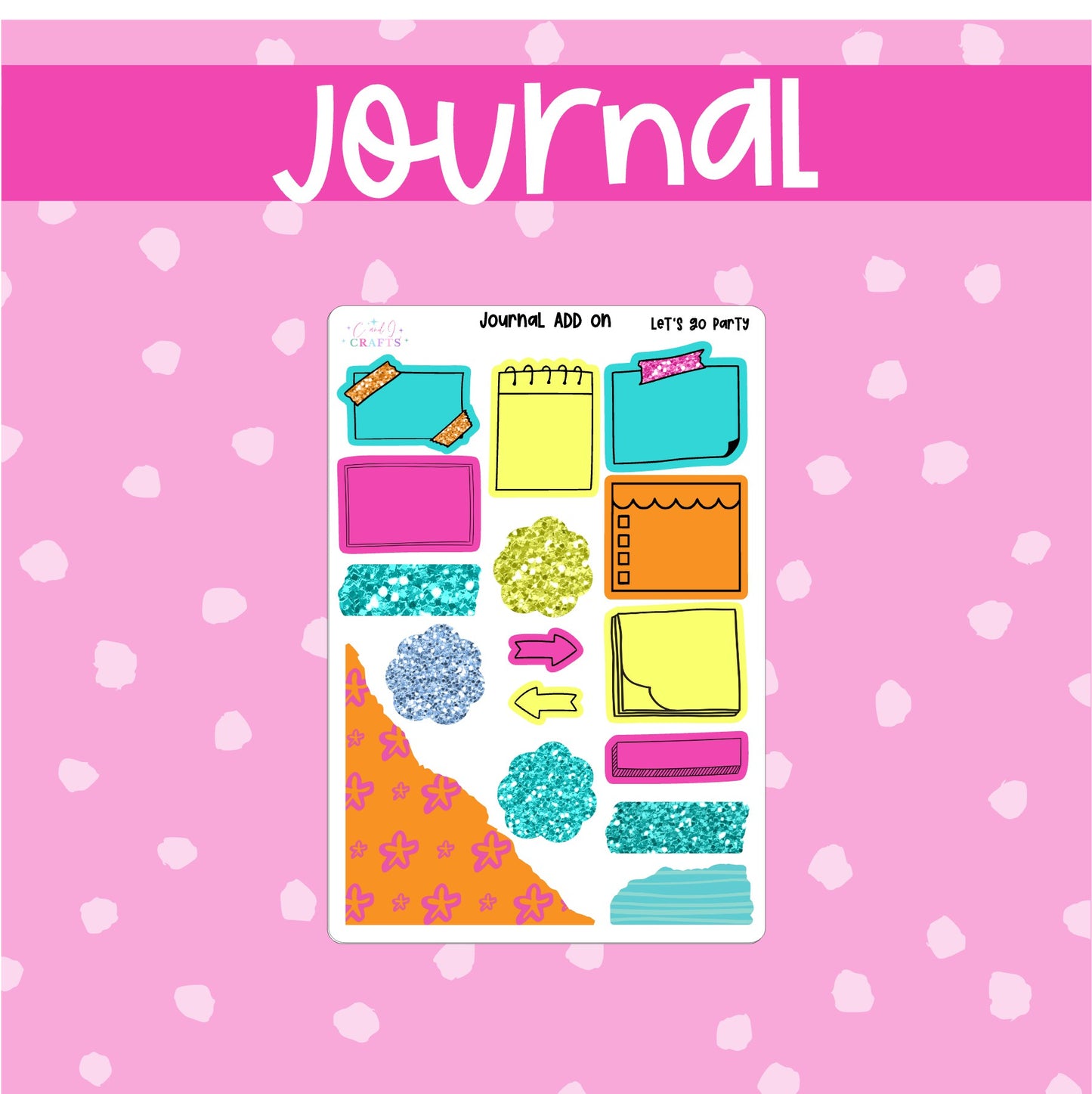 Let's Go Party // Journal Add on