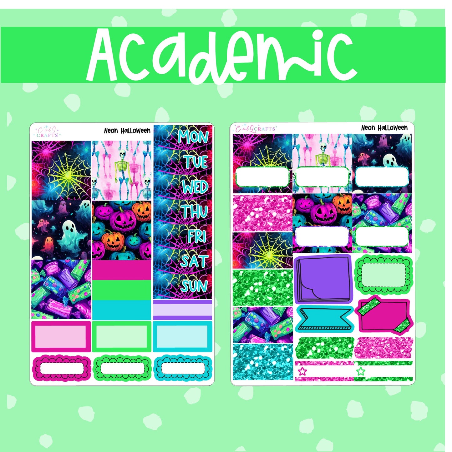 Neon Halloween // Academic