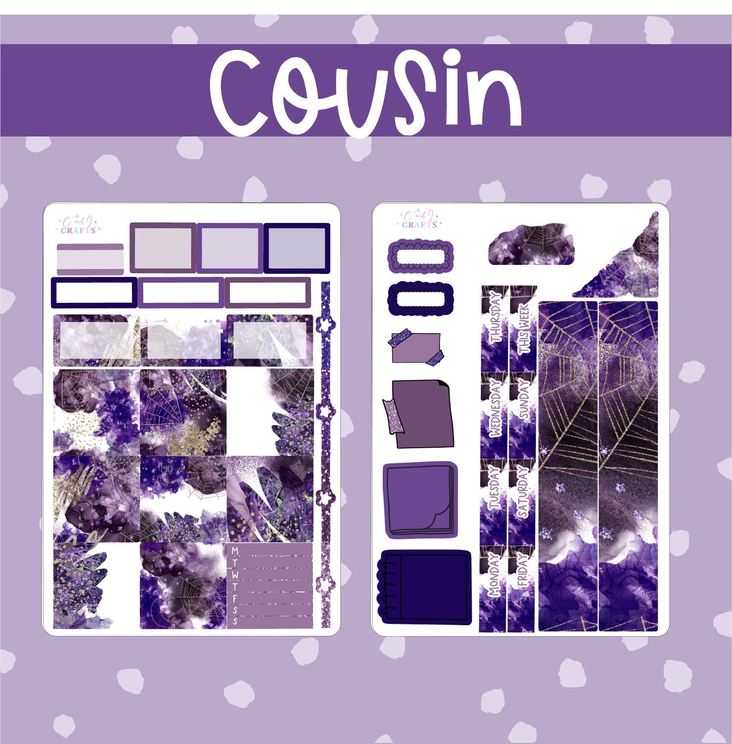 Purple Hallow Hobonichi Cousin