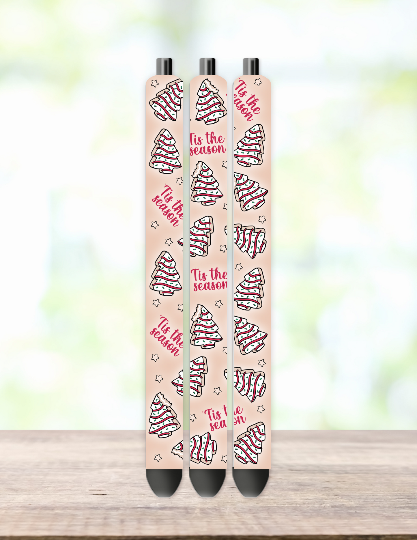 Tis the Season for Christmas Tree Cakes Pen Wrap