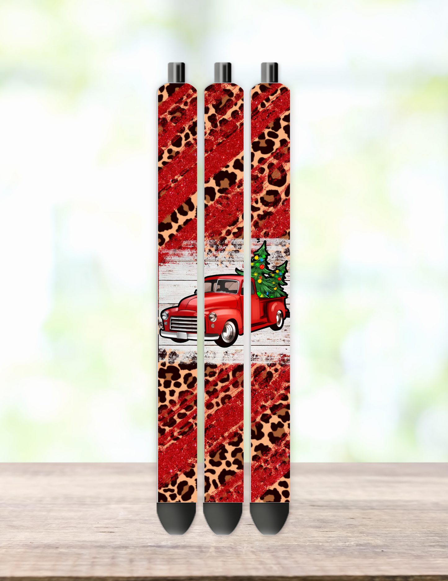 Christmas Truck Pen Wrap