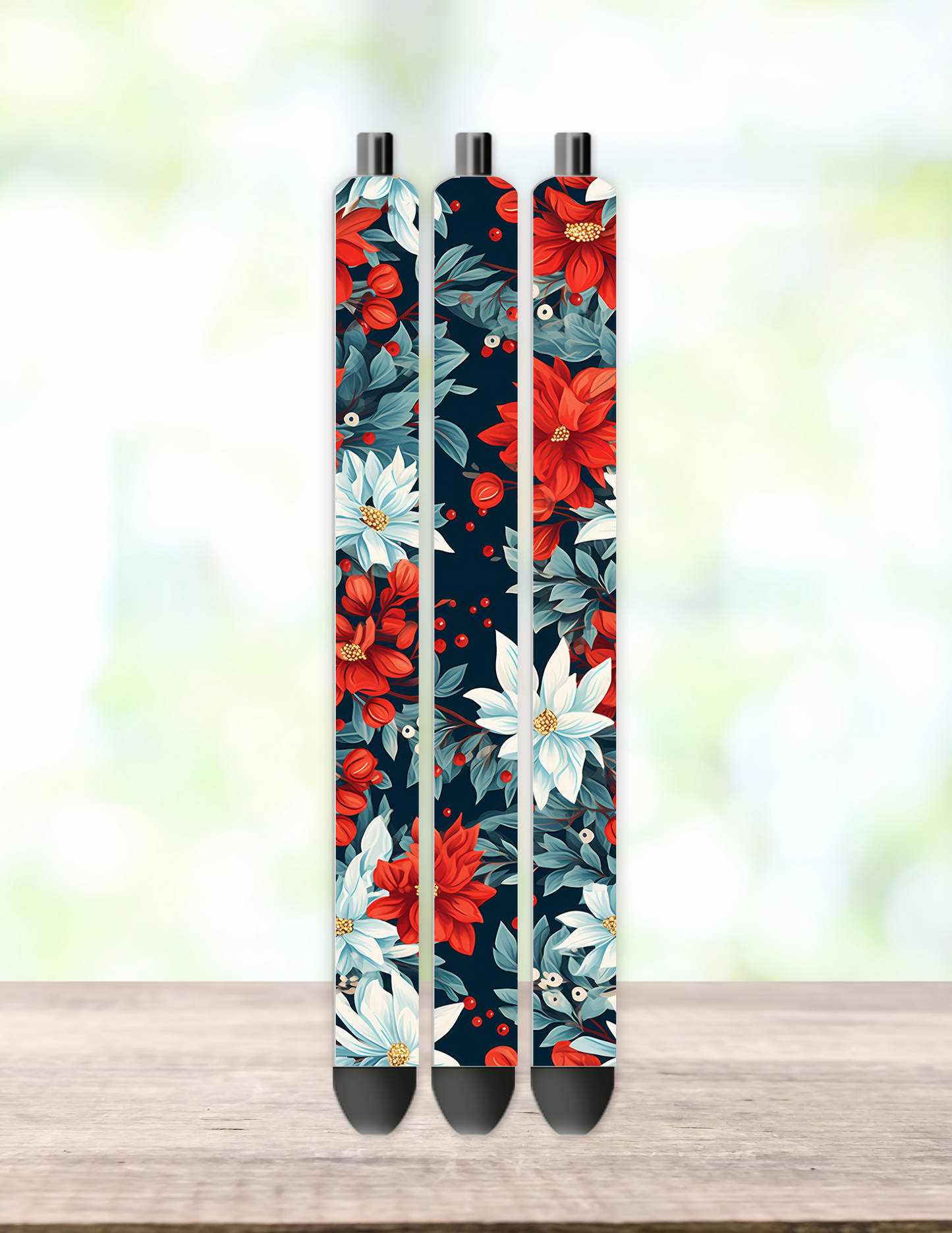 Poinsettia Pen Wrap