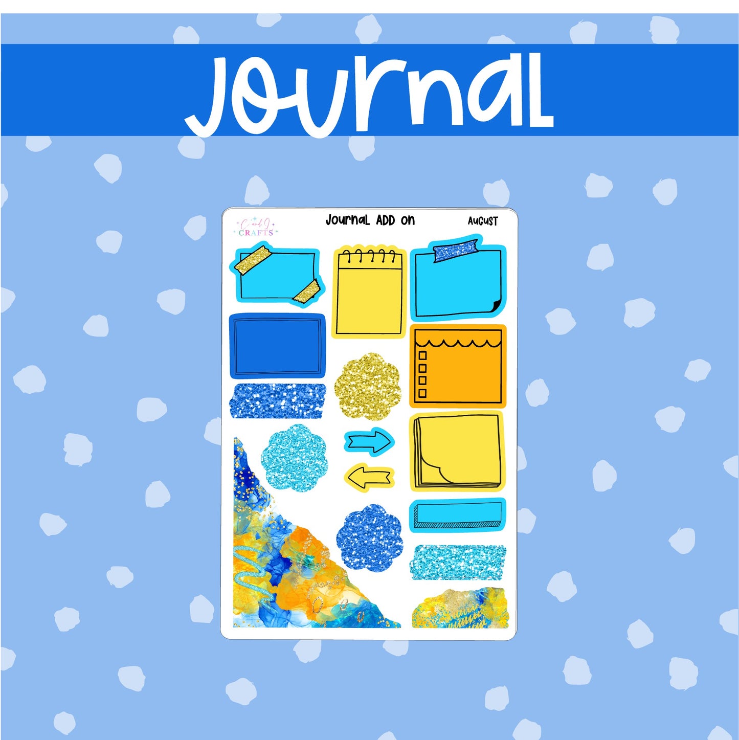 August // Journal Add on