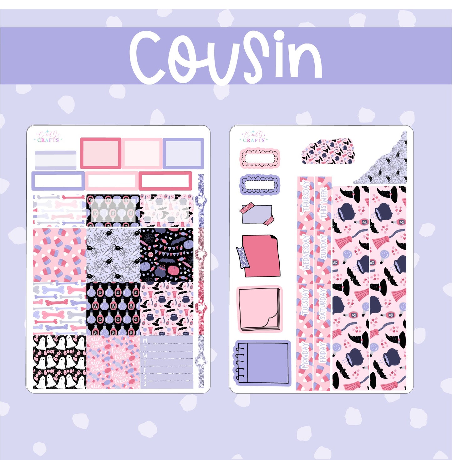 Cute Halloween Hobonichi Cousin