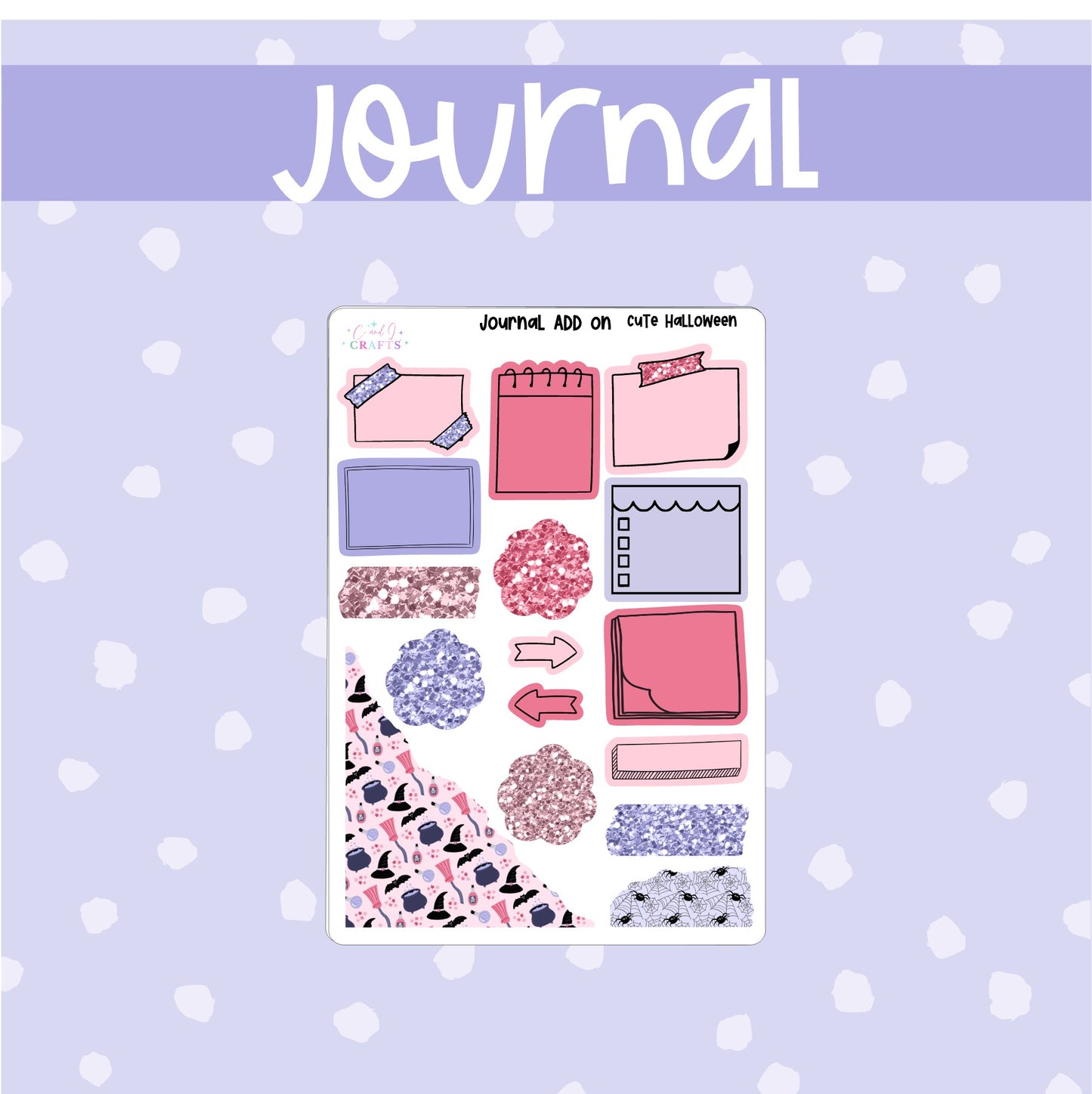 Cute Halloween // Journal Add on