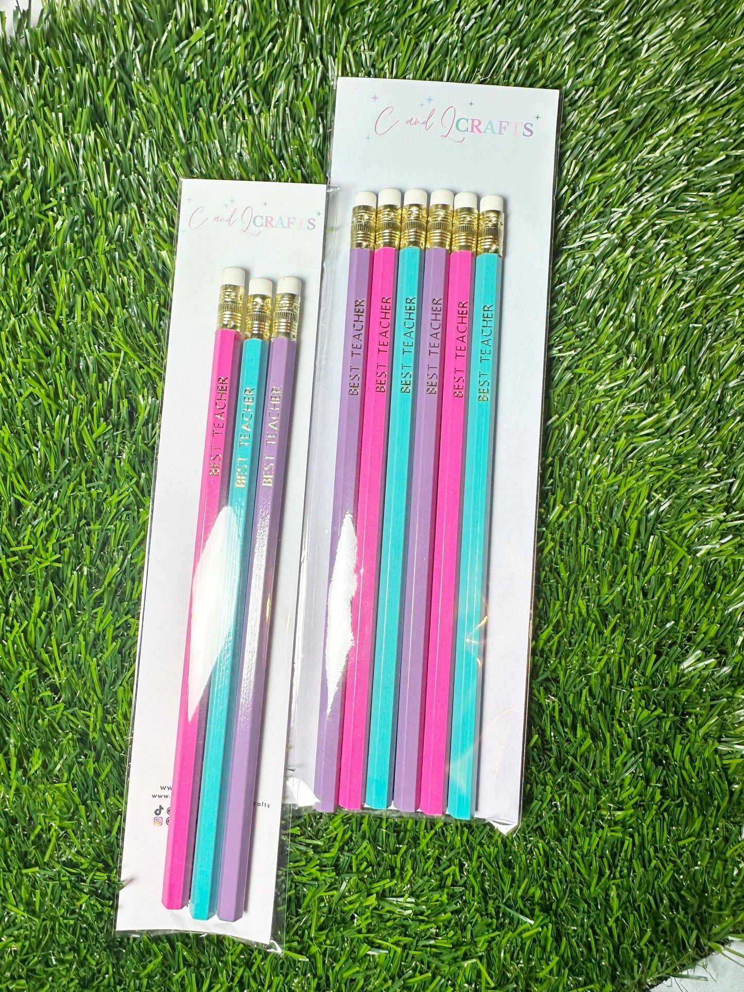 Best Teacher #2 Pencils – Gold Foil Personalized Pencil Set