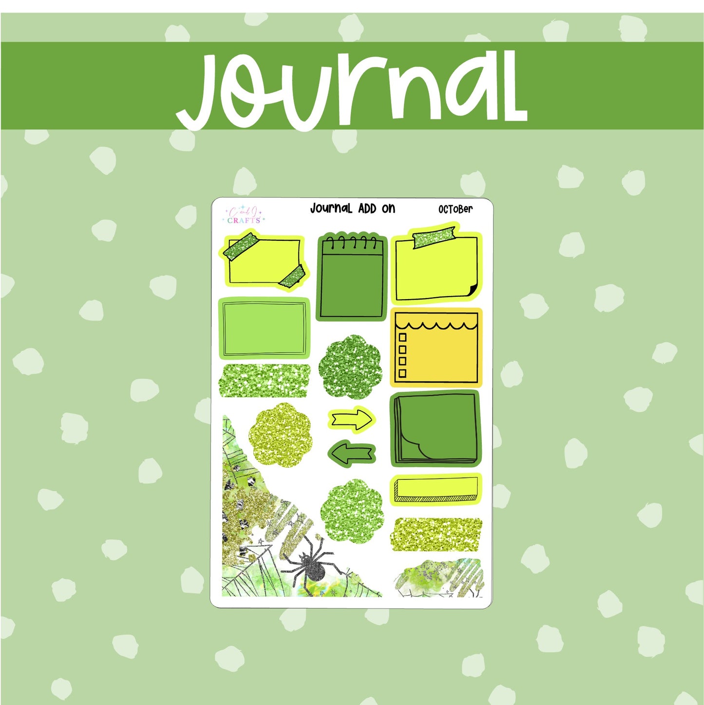 October // Journal Add on