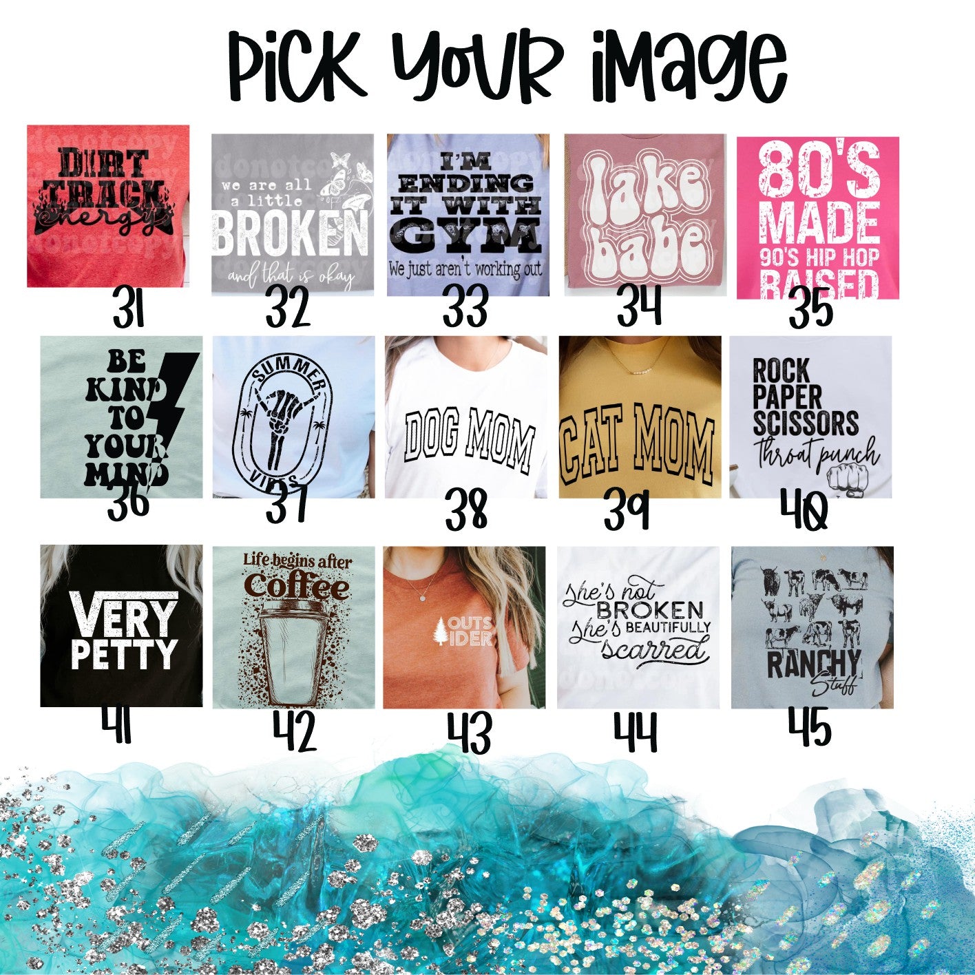 Pick Your Image//Part One