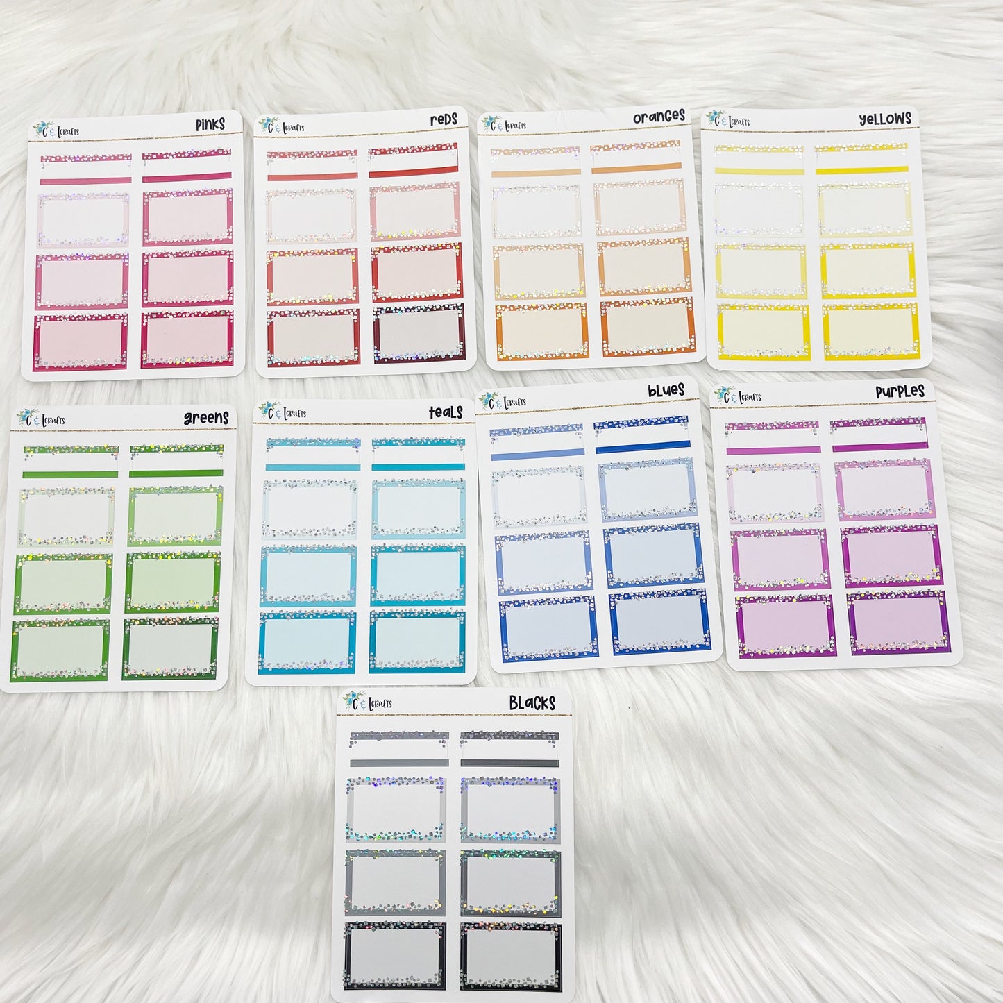 Rainbow Functional Foil Stickers