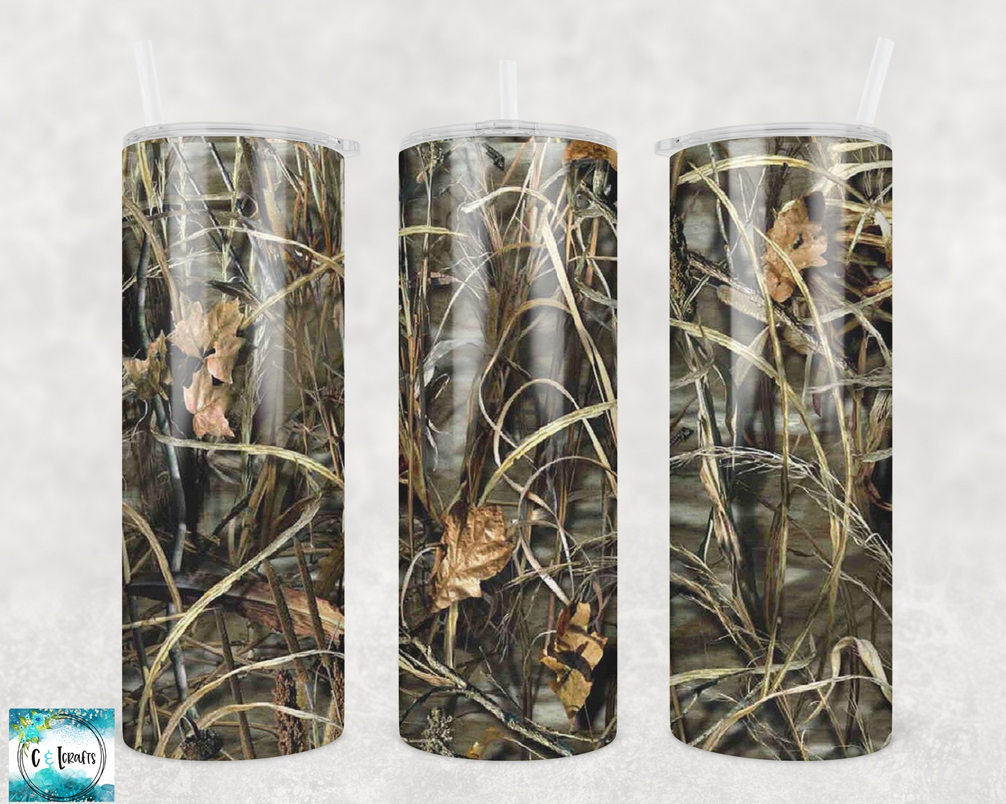Camo 20oz Skinny Tumbler