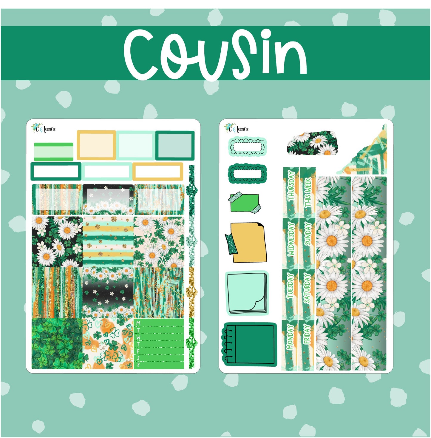 Lucky Daisy Hobonichi Cousin