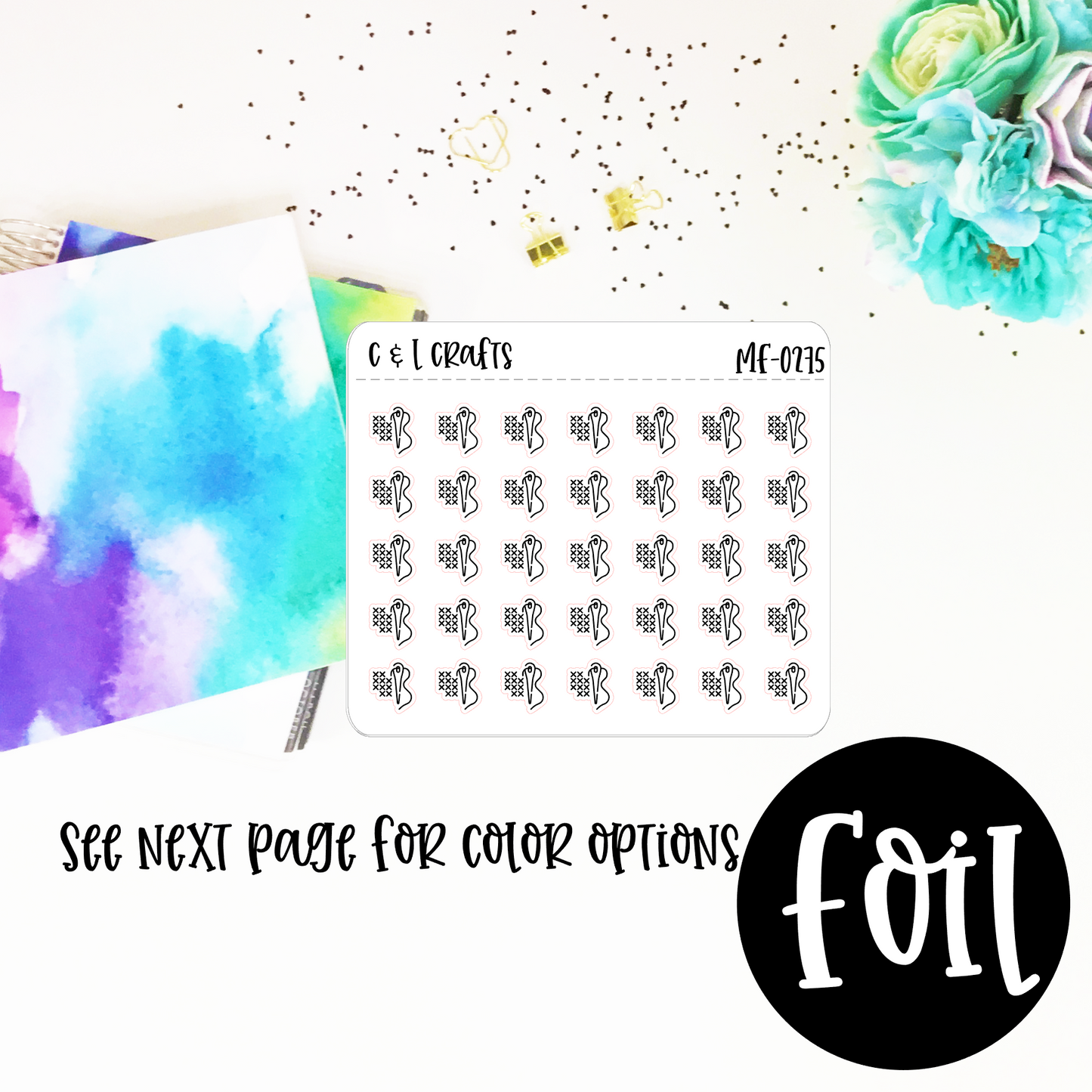 Cross Stitch Mini Foil
