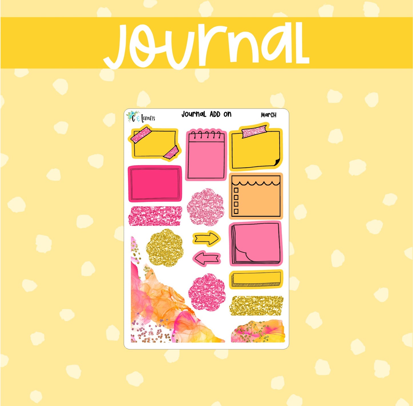 March // Journal Add on