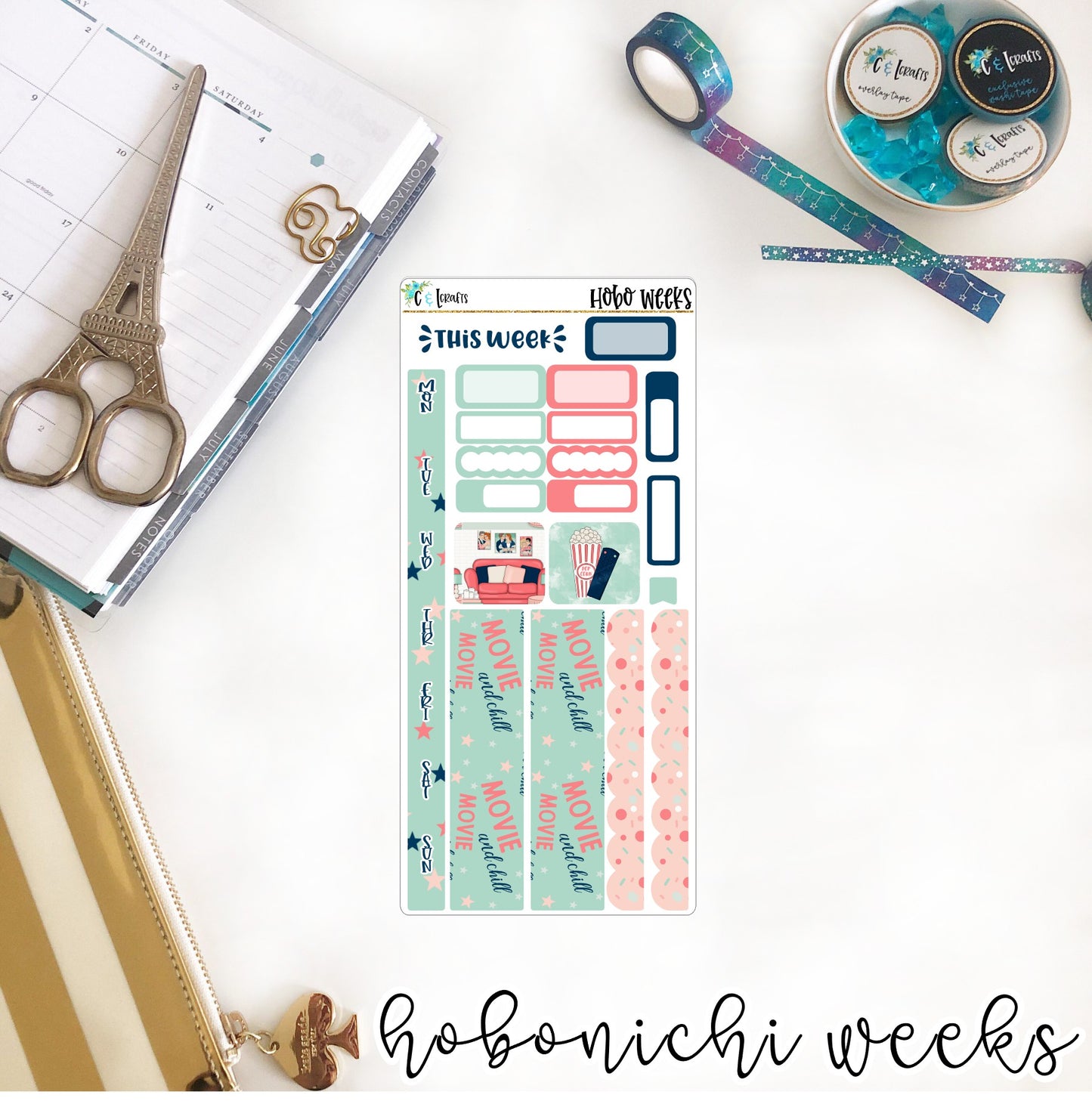 Movie and Chill Hobonichi Weeks