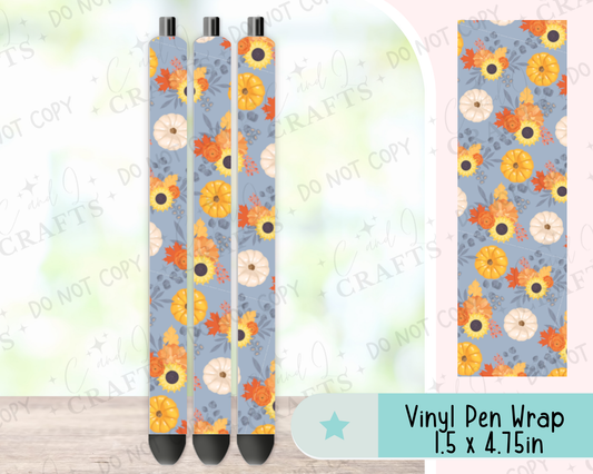 Fall Harvest Vinyl Wrap for Pens -0039