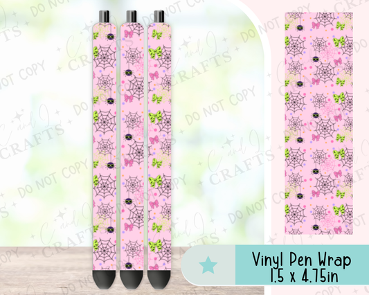 Webs and Bows Vinyl Wrap for Pens -0046
