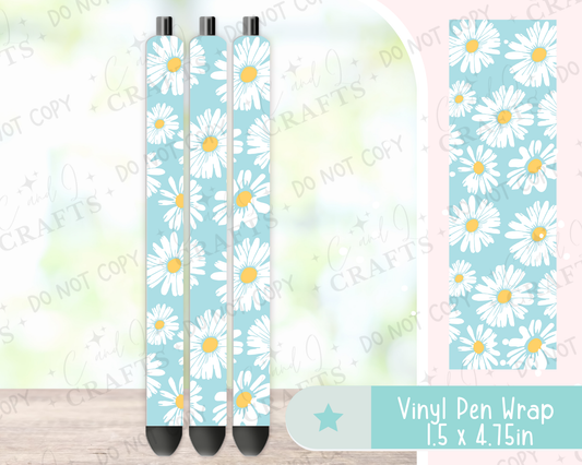 Daisy Vinyl Wrap for Pens -0024
