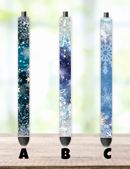 Snowflakes Pen Wrap