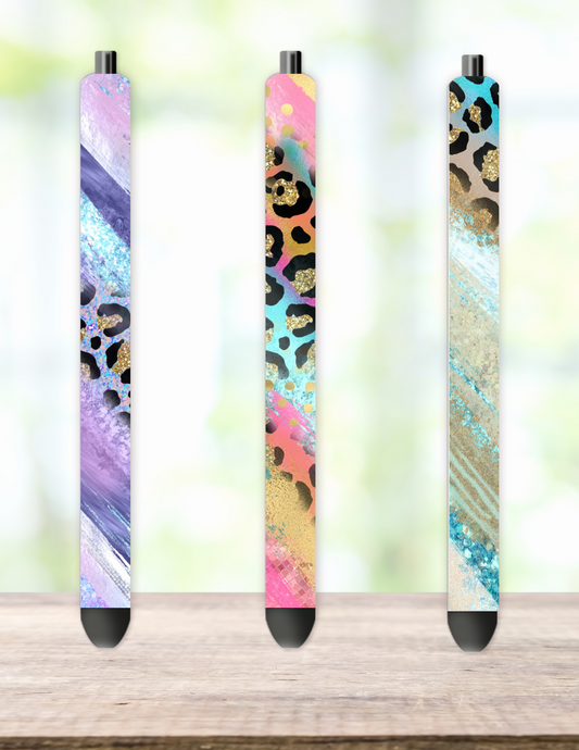 Leopard Abstract Pen Wrap