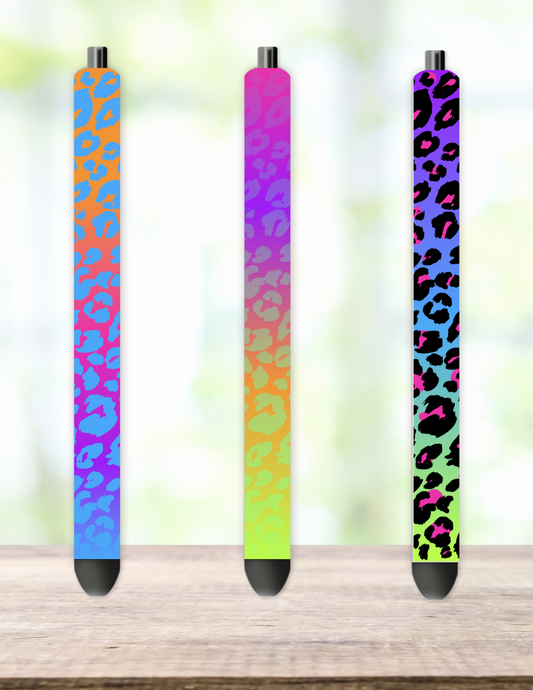 Bright Leopard Pen Wrap