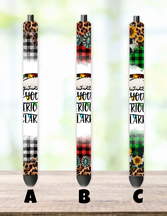 You Serious Clark Pen Wrap