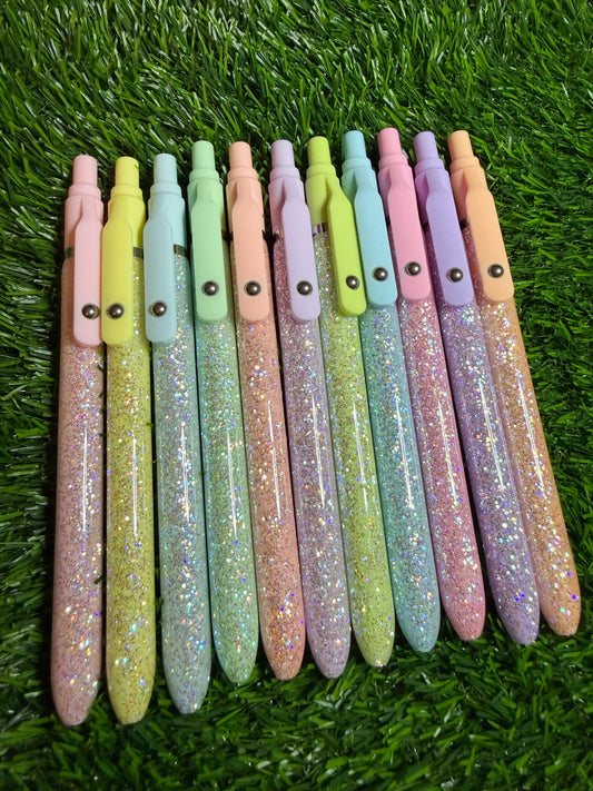 Pastel Glitter Pens Set of 11