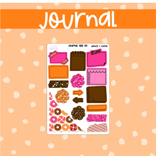 Donuts & Coffee // Journal Add on