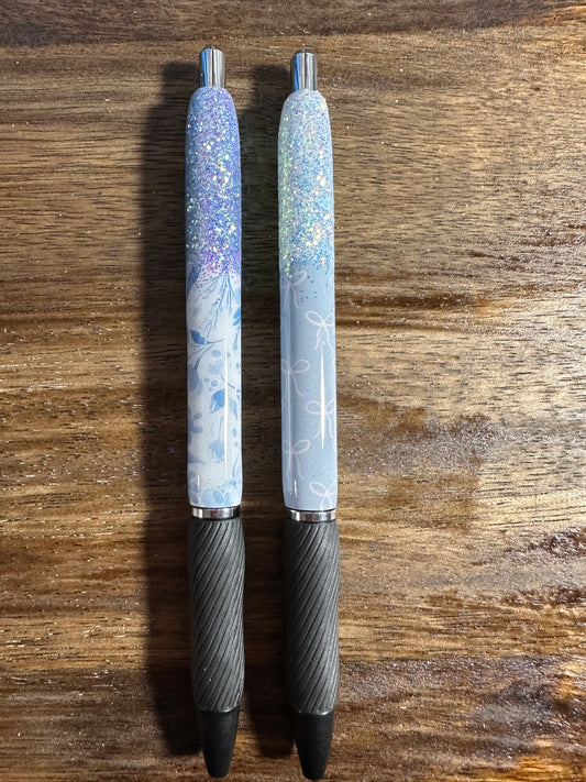 The Blue Collection Glitter Pen
