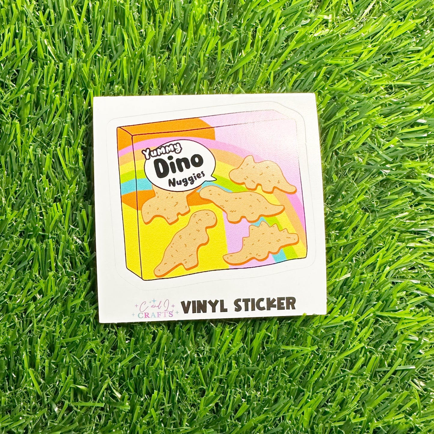 Dino Nuggies Vinyl Sticker