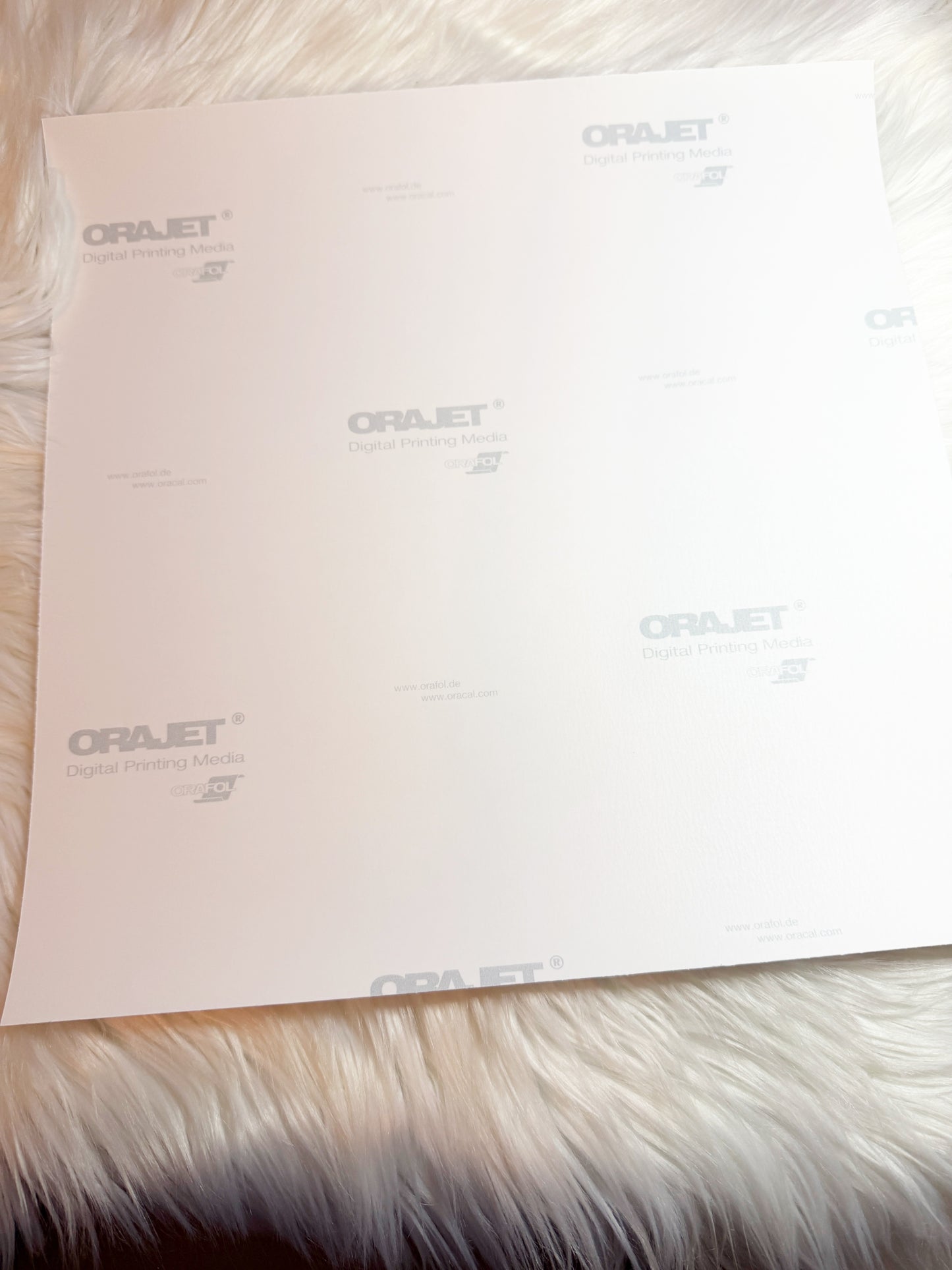 Pastel Rainbow - Printed Vinyl Sheet Semi-Gloss-  12" x 12"