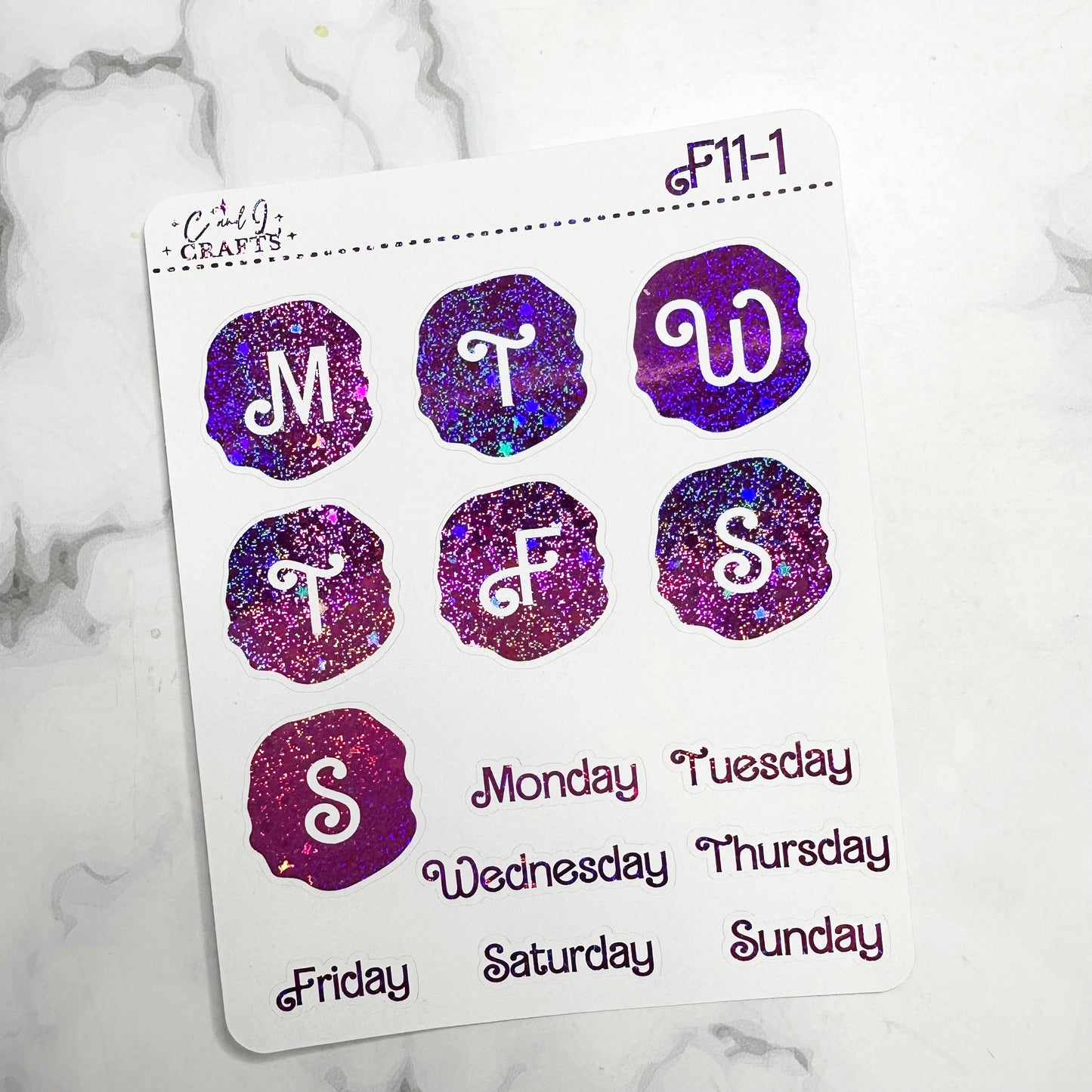 Let's Go Party Foil Stickers