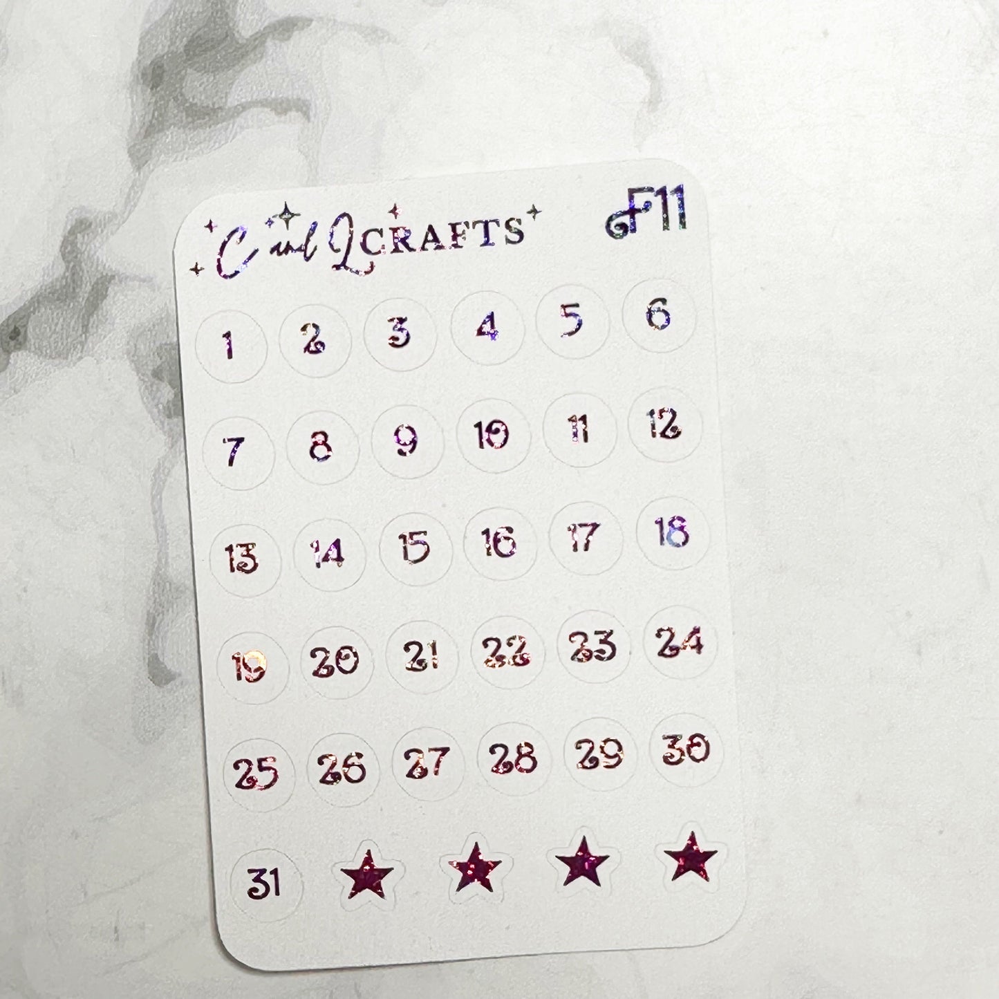 Let's Go Party Foil Stickers