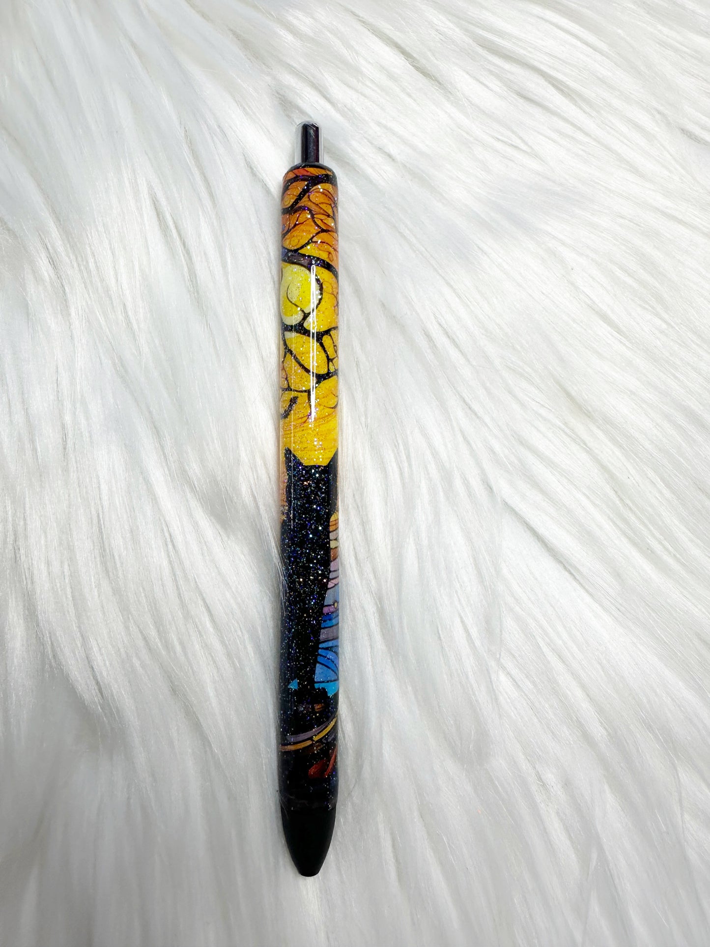 Black Cat Moon Light Wrap Pen