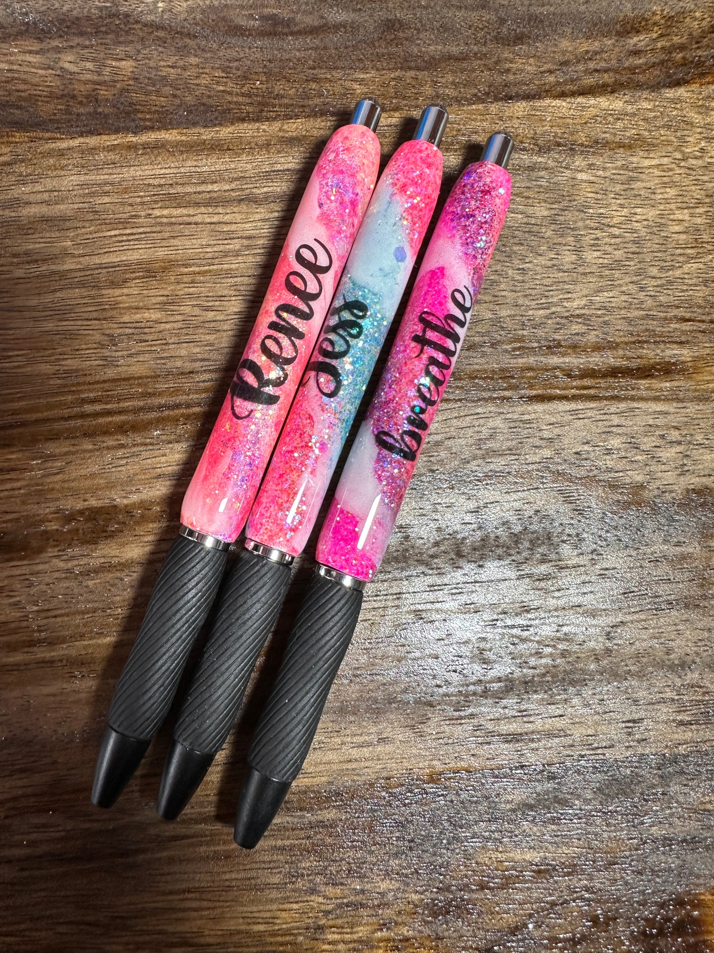 Customized Swirl S-Gel Glitter Pen