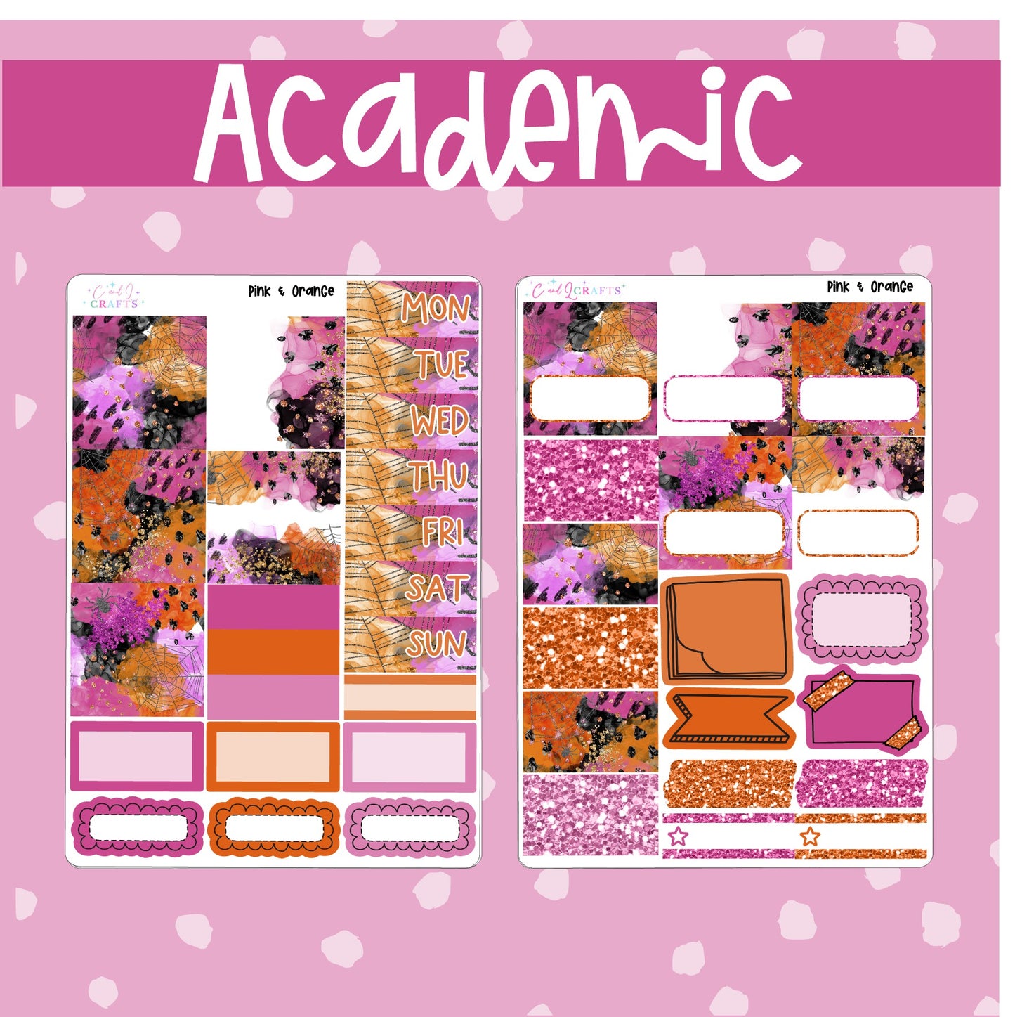 Pink & Orange  // Academic
