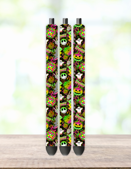 Neon Spooky Pen Wrap