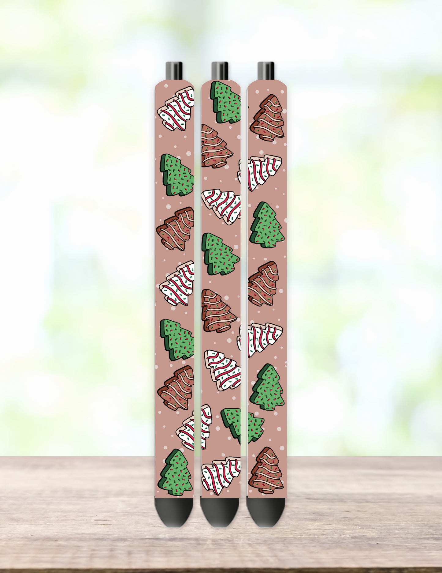 Tis the Season for Christmas Tree Cakes Pen Wrap