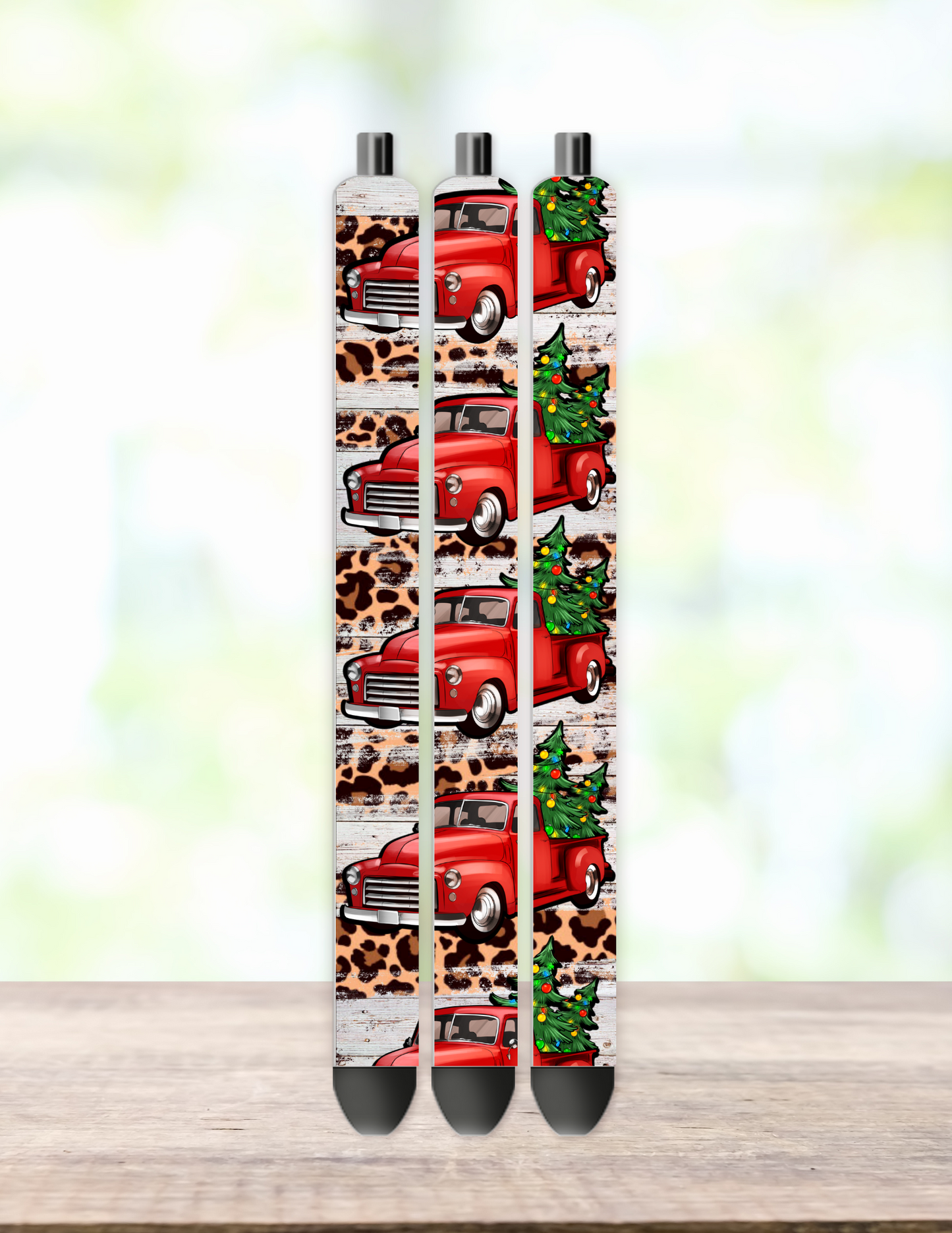 Christmas Truck Pen Wrap