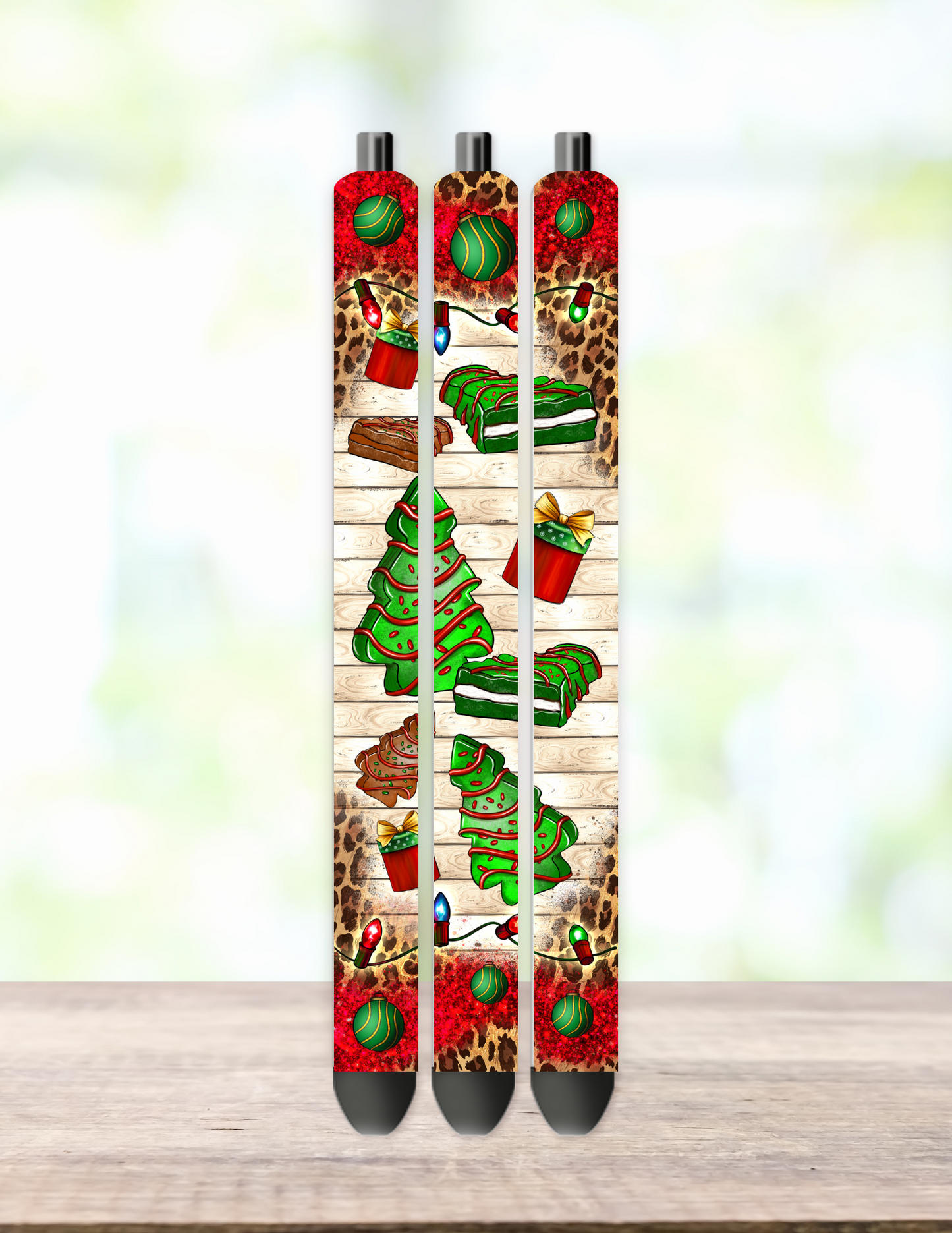 Christmas Tree Cakes Pen Wrap