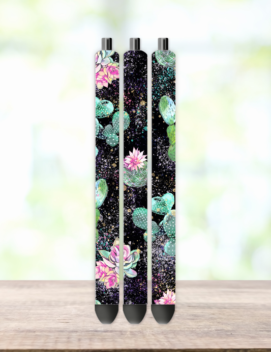 Cactus Flower Pen Wrap