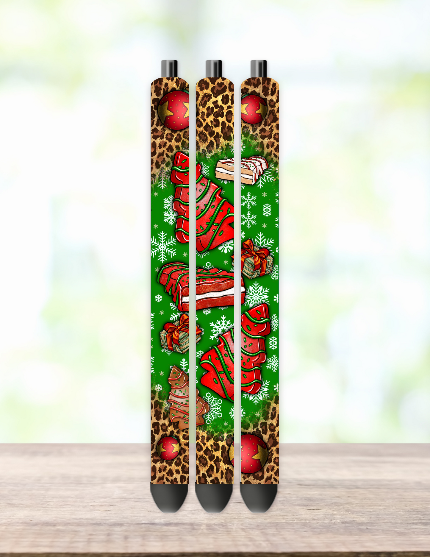Christmas Tree Cakes Pen Wrap