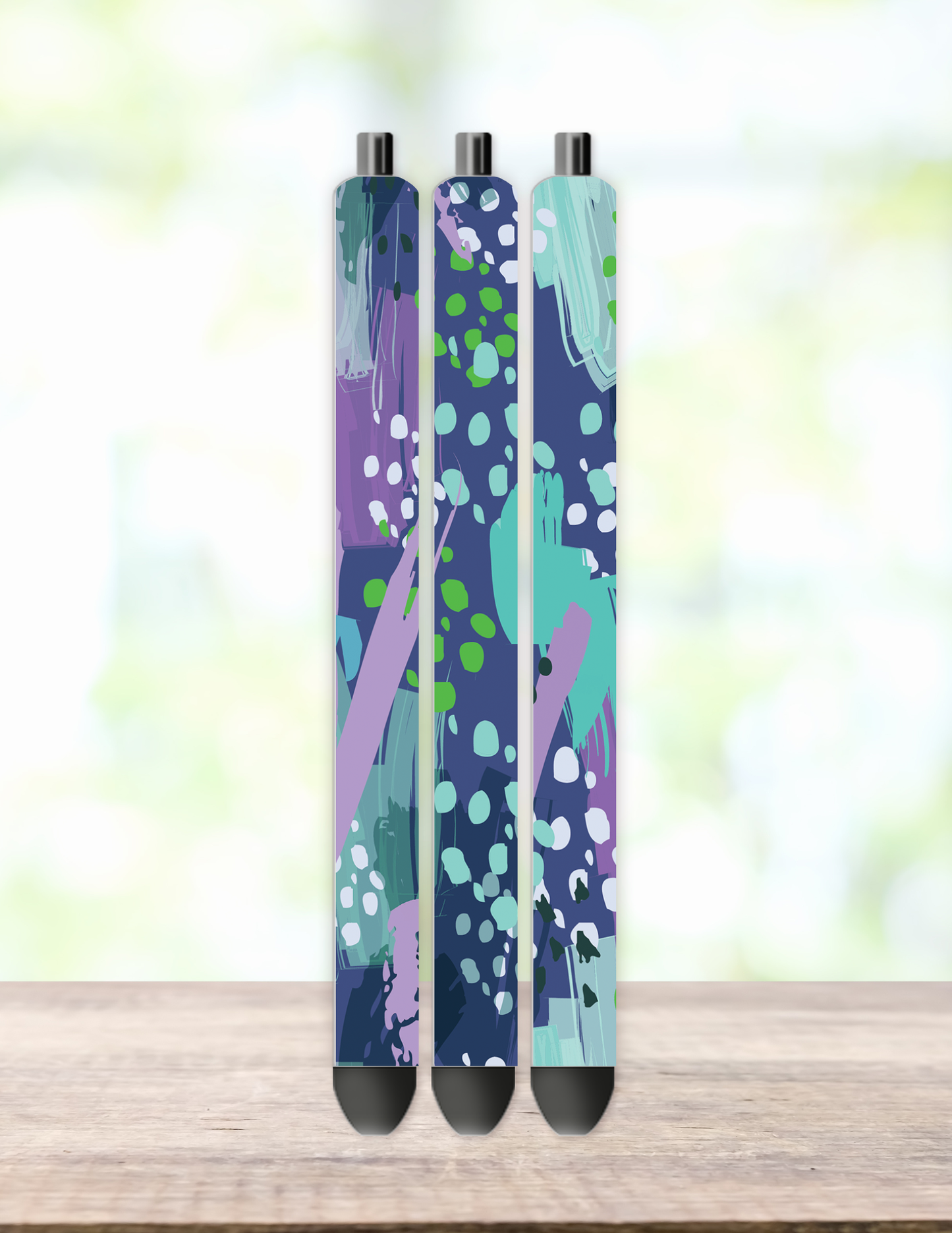 Blue Abstract Pen Wrap