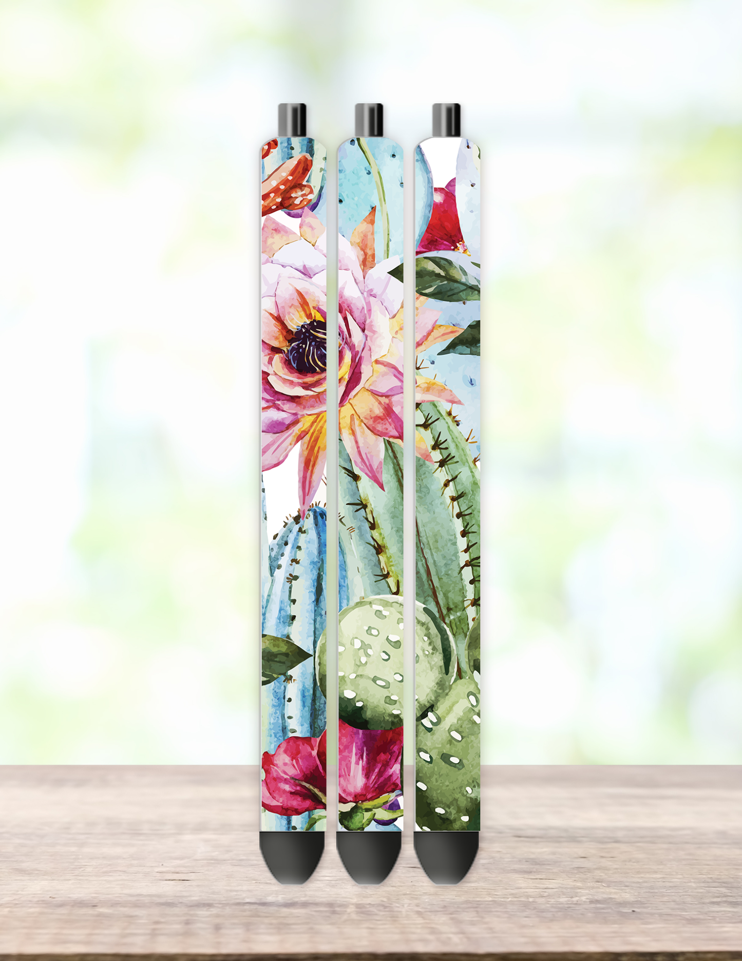 Floral Cactus Pen Wrap