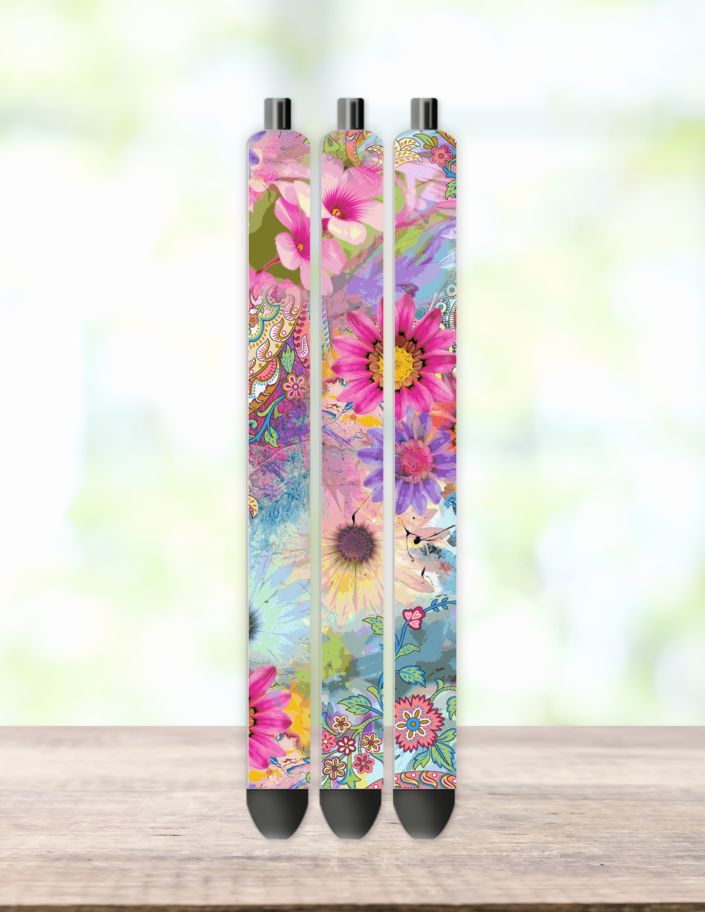 Floral Paisley Pen Wrap